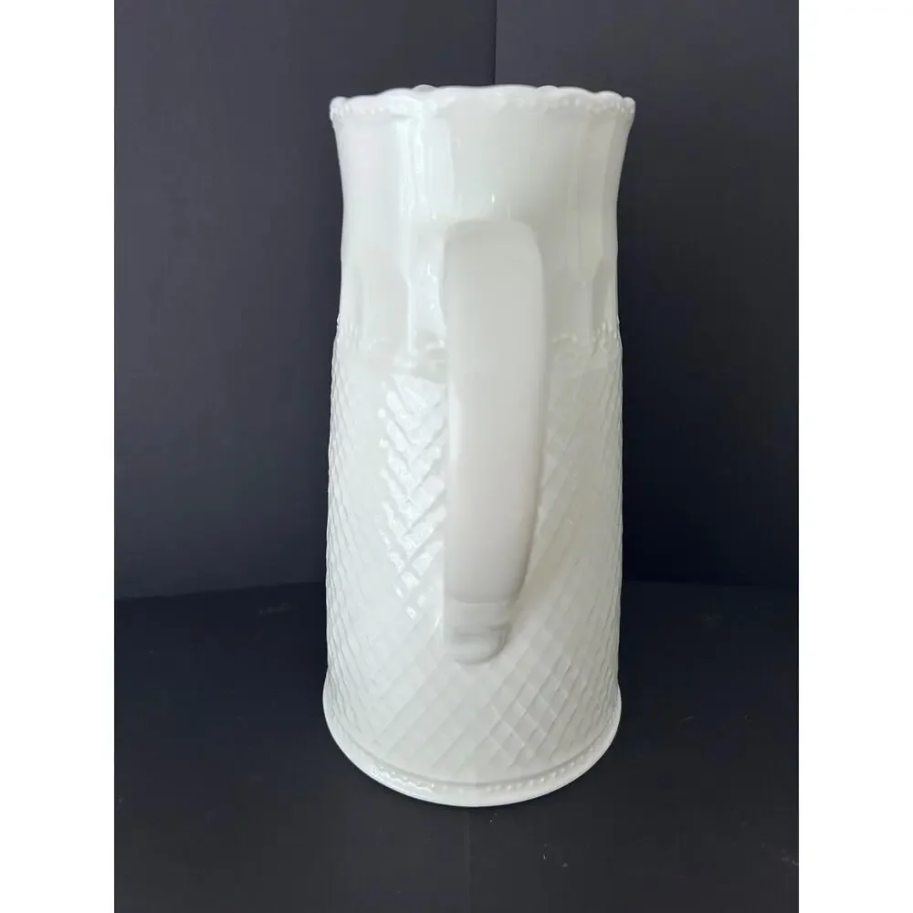 Lauren, Ralph Lauren, Spring Lace, White Porcelain Pitcher 9 3/4